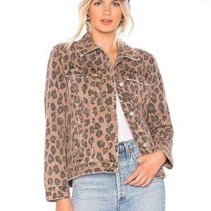 blanknyc red fury denim jacket